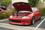 1992 1993 1994 1995 HONDA CIVIC JS STYLE FRONT LIP KIT EG SPOILER