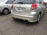 2003 2004 2005 2006 2007 2008 TOYOTA MATRIX APC REAR LIP KIT