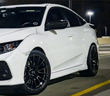 2016 2017 2018 2019 2020 2021 HONDA CIVIC COUPE 2-DOOR HFP STYLE SIDE SKIRTS