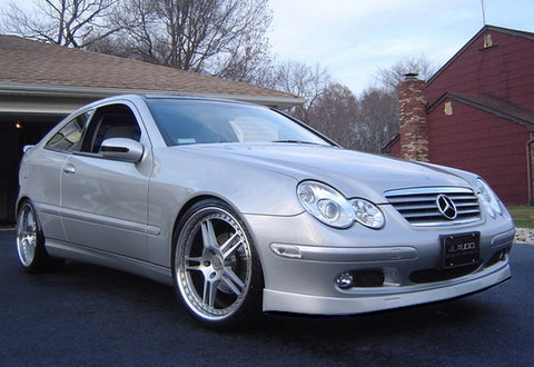 2002 - 2008 MERCEDES C230 KOMPRESSOR BRABUS STYLE FRONT LIP KIT COUPE
