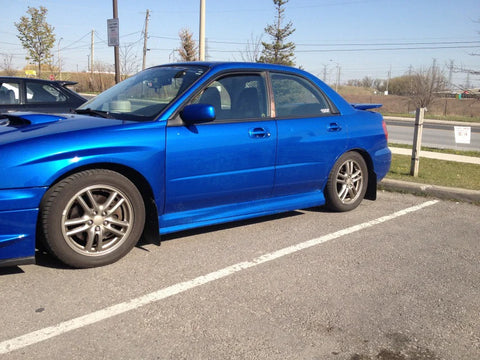 2002 - 2003 SUBARU IMPREZA WRX CHARGESPEED STYLE SIDE SKIRTS