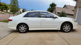 2003 2004 2005 2006 2007 HONDA ACCORD SEDAN MODULO FACTORY HFP STYLE SIDE SKIRTS