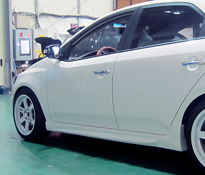 2010 2011 2012 2013 KIA FORTE NEFD STYLE SIDE SKIRT LIP SEDAN
