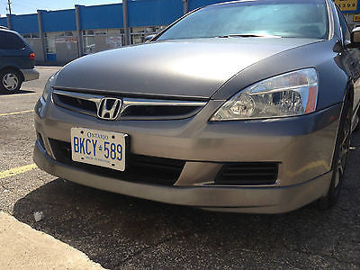 2006 2007 HONDA ACCORD SEDAN ASPEC OEM HFP STYLE FRONT LIP BODY KIT