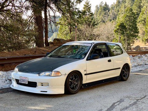 1992 1993 1994 1995 HONDA CIVIC JS STYLE FRONT LIP KIT EG SPOILER