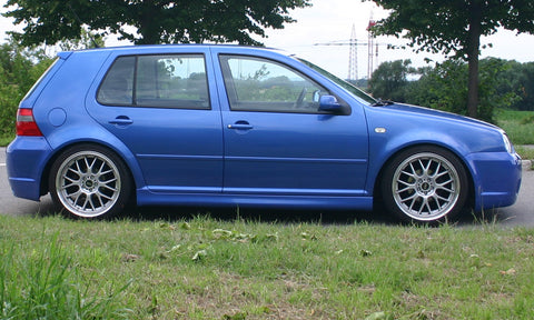 1999 2000 2001 2002 2003 2004 2005 2006 VOLKSWAGEN GOLF 4-DOOR R32 STYLE SIDE SKIRTS LIP KIT MK4 POLO