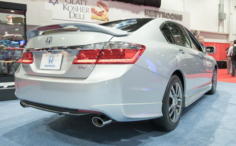2013 2014 2015 HONDA ACCORD SEDAN ASPEC OEM HFP STYLE REAR LIP