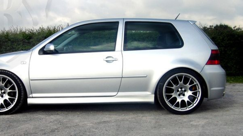 1999 2000 2001 2002 2003 2004 2005 2006 VOLKSWAGEN GOLF 2-DOOR R32 STYLE SIDE SKIRTS LIP KIT MK4 POLO