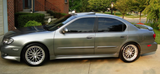 2000 2001 2002 2003 INFINITI NISSAN I35  MAXIMA FACTORY OE STYLE SIDE SKIRTS BODY KIT SPOILER