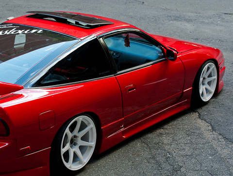 1989 1990 1991 1992 1993 S13 NISSAN 240SX 180SX GP STYLE SIDE SKIRT BODY KIT #AEROW900018