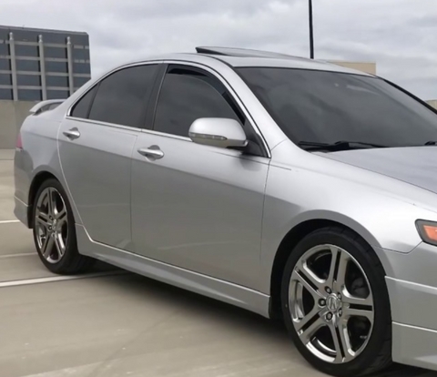2004 2005 2006 2007 2008 ACURA TSX ASPEC V2 STYLE SIDE SKIRTS