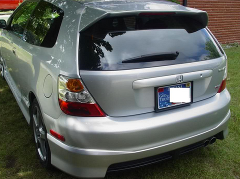 2002 2003 2004 2005 HONDA CIVIC SIR HFP EP3 STYLE REAR LIP