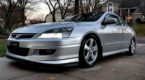 2006 2007 HONDA ACCORD COUPE ASPEC HFP STYLE FRONT LIP