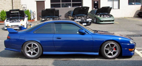 1995 1996 1997 1998 NISSAN 240SX S14 KOUKI FACTORY STYLE SIDE SKIRTS