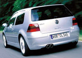 1999 2000 2001 2002 2003 2004 2005 VOLKSWAGEN GOLF 337 STYLE 20TH ANNIVERSARY REAR LIP WITH DUAL OUTLET EXHAUST MKIV MK4 POLO