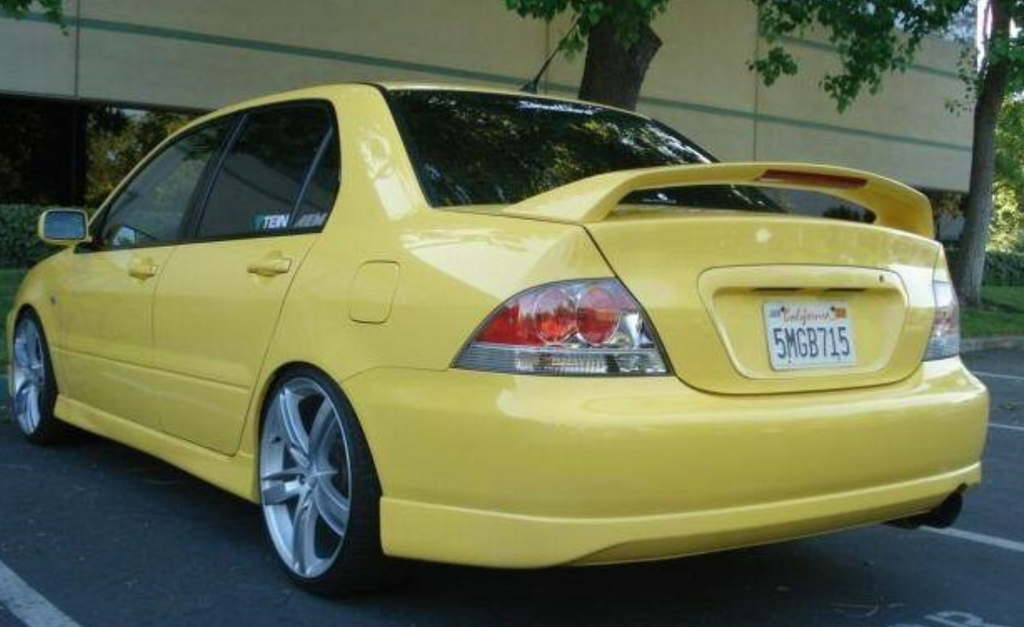 Lancer 2004 Rear 2002 2003 2004 2005 2006 MITSUBISHI LANCER RALLIART STYLE REAR LIP ...