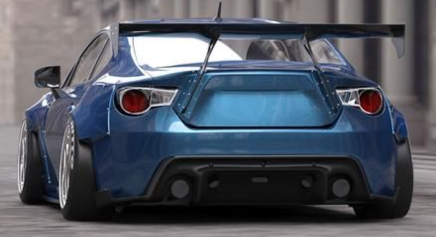 2013 - 2016 SCION FRS GREDDY ROCKET BUNNY STYLE REAR DIFFUSER – Aeroworks