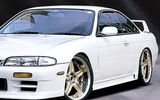 1995 1996 1997 1998 NISSAN 240SX S14 JDM KEIOFFICE BEHRMAN WISESPORTS STYLE SIDE SKIRTS