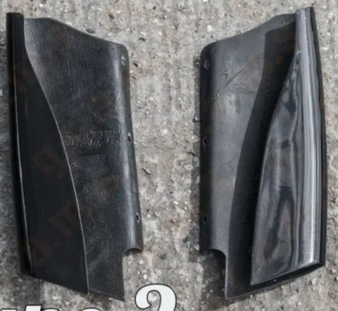 UNIVERSAL CANARDS TS WINGLETS DIFFUSER 350Z NISSAN HONDA ACURA MISC.