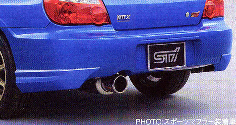 2002 - 2003 SUBARU IMPREZA WRX STI STYLE REAR LIP APRON SPATS