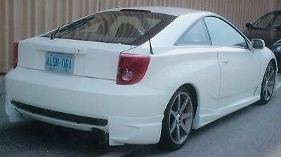 Rear Bumper Lip Spoiler For 2000-2005 Toyota Celica - VIP Style Polyurethane Body Kit (Unpainted)