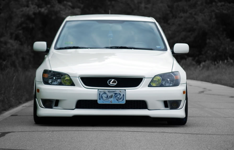 BLITZ Style Front Bumper Lip For Lexus IS300 (2001-2005 Sedan) – MagicDrift Flexible Polyurethane Body Kit